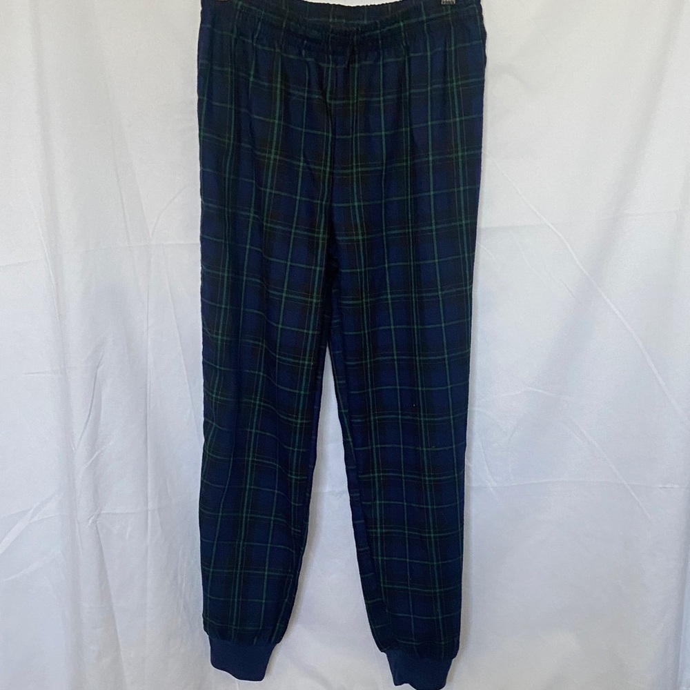 Cat & Jack Kids Blue and Green Plaid Pants